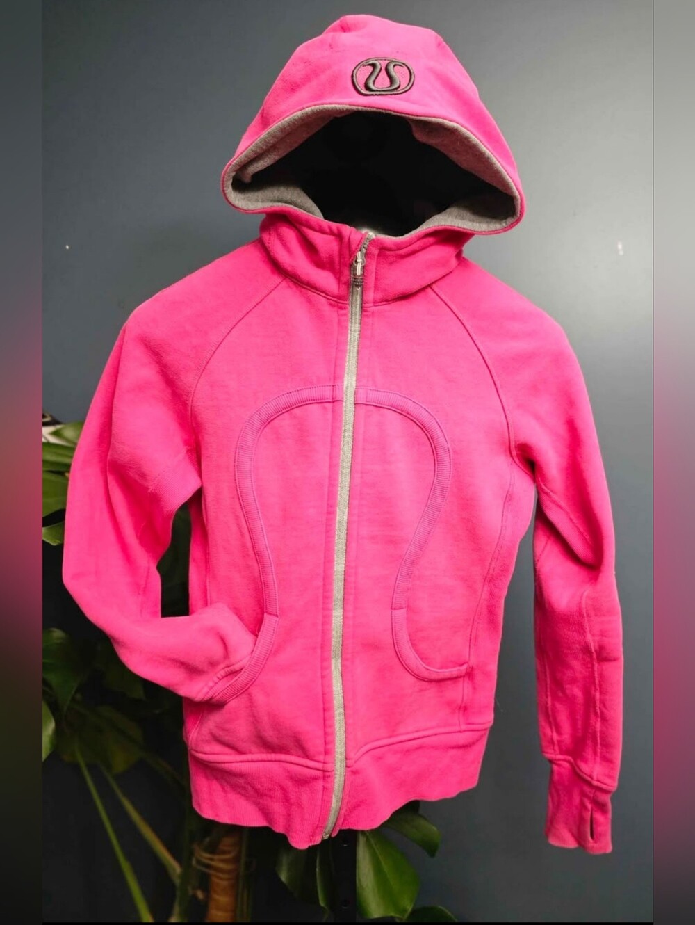 lululemon Hot Pink Full-Zip Hoodie SIZE 8